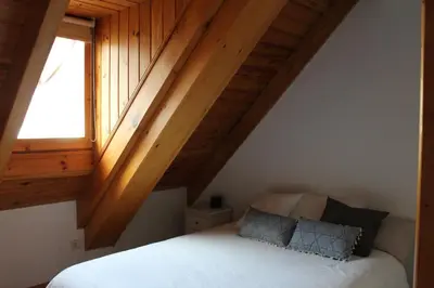 Cama o camas de una habitación en Dulce y luminoso ap en Gessa