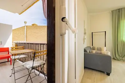 Zona de estar de Atico la casa de Tudela