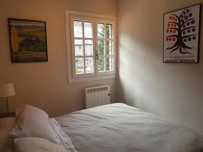 Cama o camas de una habitación en Apartamento moderno Vielha centro