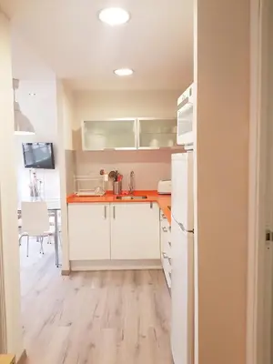 Una cocina o zona de cocina en Apartamento moderno Vielha centro