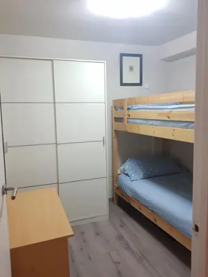 Cama o camas de una habitación en Apartamento moderno Vielha centro