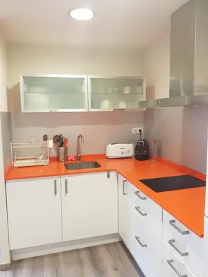 Una cocina o zona de cocina en Apartamento moderno Vielha centro