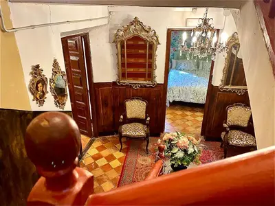 Una televisión o centro de entretenimiento en Riojania Heredad