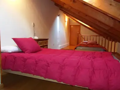 Cama o camas de una habitación en B16 - Edif Ball Benás Dúplex - Villmor