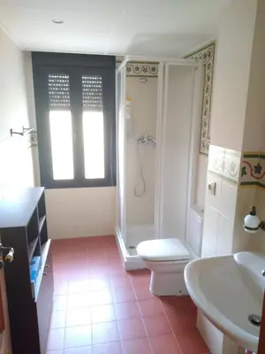 Un baño de Apartamentos Aires de Guara