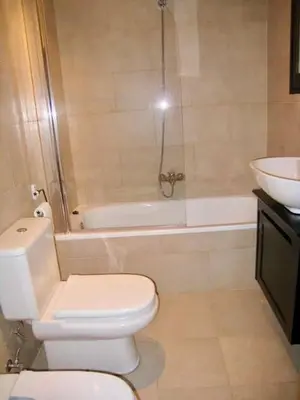 Un baño de Acogedor apartamento en el corazón del Valle