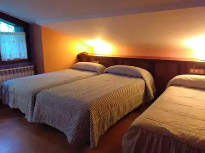 Cama o camas de una habitación en HOTEL TURPÍ