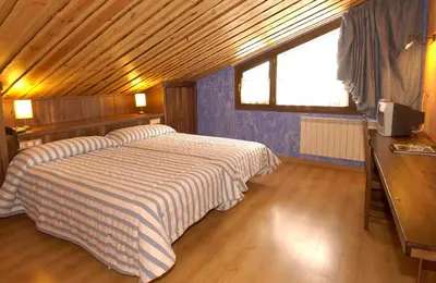Cama o camas de una habitación en HOTEL TURPÍ