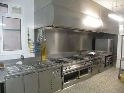 Una cocina o zona de cocina en Hostal Oasis