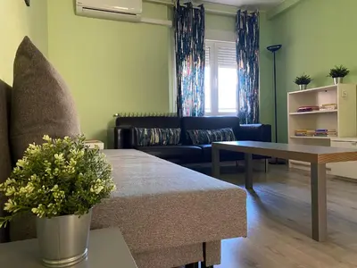 Zona de estar de Dos Torres Frodo - Parking privado gratis