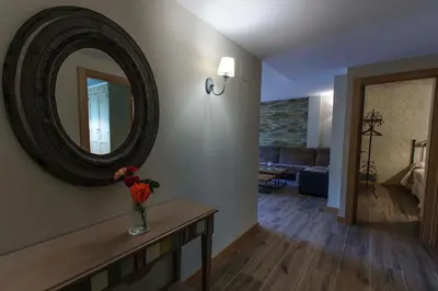 Cama o camas de una habitación en Casa Martin Ordesa