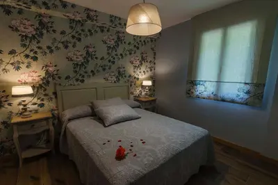 Cama o camas de una habitación en Casa Martin Ordesa