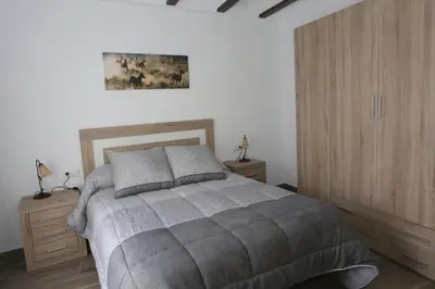 Cama o camas de una habitación en Casa Sierra de Guara