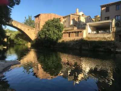 Vista de un río cerca de este apartamento