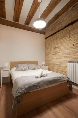 Cama o camas de una habitación en El Roblón de la Estafeta
