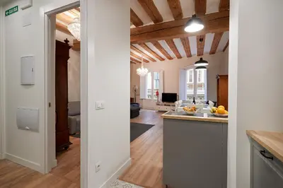 Una cocina o zona de cocina en El Roblón de la Estafeta