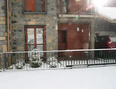 Casa Biescas Ski EVcharger Formigal 30min BBQ en invierno