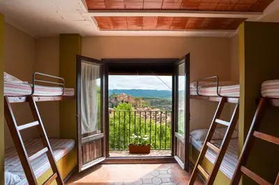 Paisaje cerca de este albergue