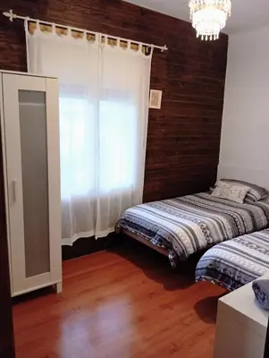 Cama o camas de una habitación en Casita Bonita