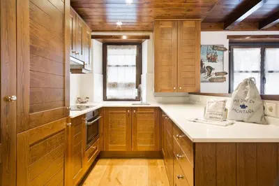 Una cocina o zona de cocina en Luderna - Apartamento Val de Ruda A18 les Marmottes