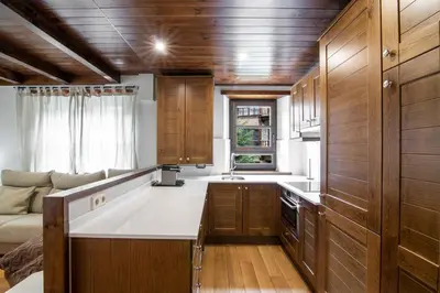 Una cocina o zona de cocina en ARTIGA de Alma de Nieve