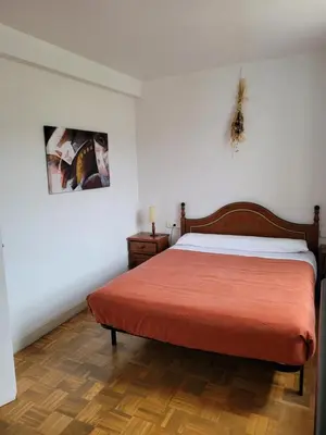 Cama o camas de una habitación en Posada Sarigarri