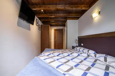 Cama o camas de una habitación en ANETO de Alma de Nieve