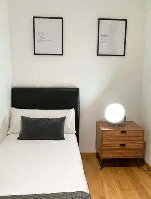 Cama o camas de una habitación en VTZ El Balcón de San Felipe