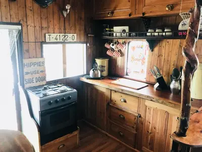 Una cocina o zona de cocina en rolling home