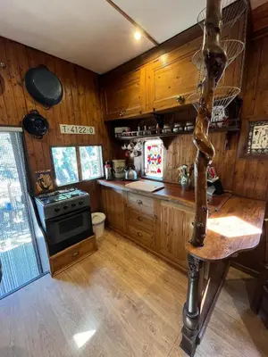 Una cocina o zona de cocina en rolling home