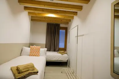 Cama o camas de una habitación en Silken Casa Platerias Siglo XV