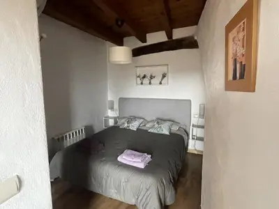 Cama o camas de una habitación en Casa rural Lo Regolfo