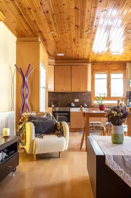 Una cocina o zona de cocina en Apartamento en Vielha