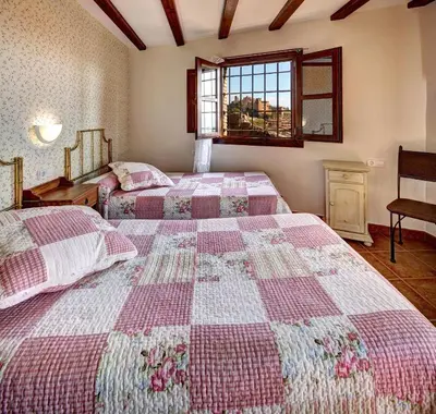 Cama o camas de una habitación en Apartamentos Bellavista