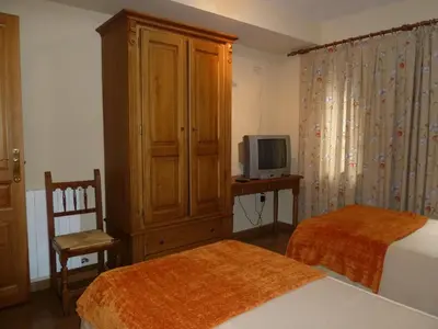 Cama o camas de una habitación en Apartahotel Faure