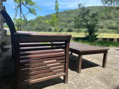 Paisaje cerca of this country house
