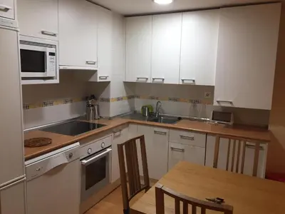 Una cocina o zona de cocina en TU APARTAMENTO EN EL VALLE DE TENA en ESCARRILLA