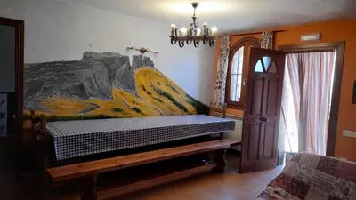Cama o camas de una habitación en El Corralico del Moncayo