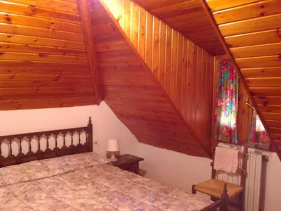 Cama o camas de una habitación en Pensión Pallaruelo