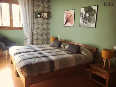 Cama o camas de una habitación en Ekhiola