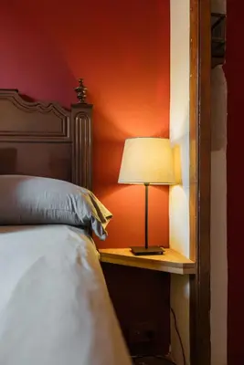 Cama o camas de una habitación en El racó a Anserall. A 8km Andorra.