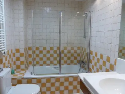 Un baño de Gaztanbide Apartamento rural