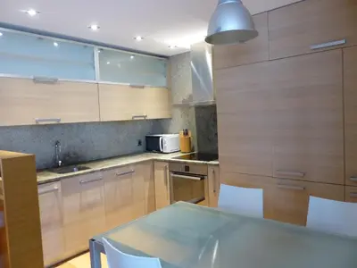 Una cocina o zona de cocina en Gaztanbide Apartamento rural