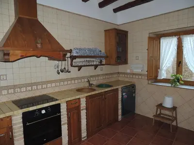 Una cocina o zona de cocina en Las Bodegas Del Gilo
