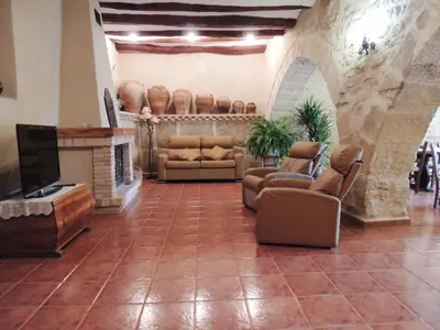 Zona de estar de Las Bodegas Del Gilo
