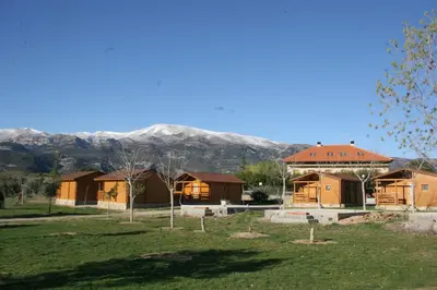 Paisaje cerca de este camping