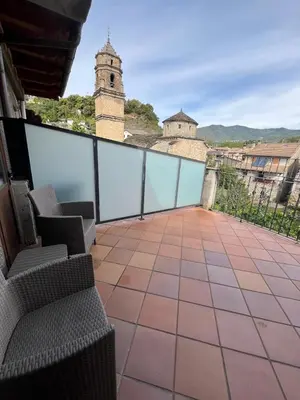 Un balcón o terraza de Fonda Carrera