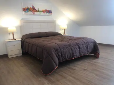 Cama o camas de una habitación en B26 - Edif Los Tilos II, 3º - Villmor