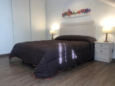 Cama o camas de una habitación en B26 - Edif Los Tilos II, 3º - Villmor