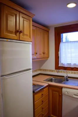 Una cocina o zona de cocina en Duplex con vistas en Benasque